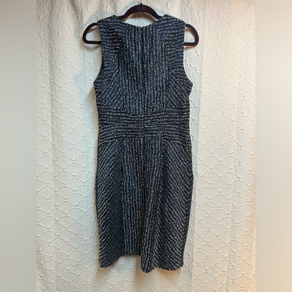 Shoshanna Black and Silver Midi Dress - Picture 6 of 9